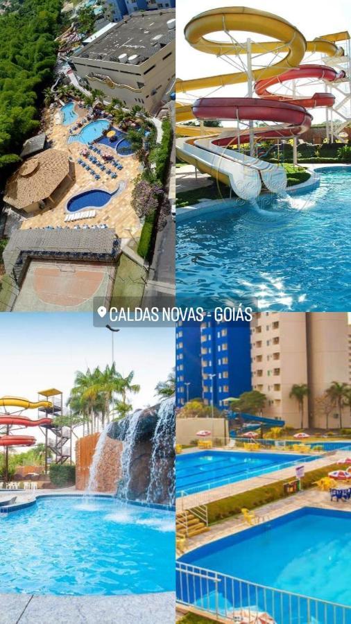 Hotel Golden Dolphin Resort - Flat No Decimo Andar Quarto Com Varanda Caldas Novas Bagian luar foto